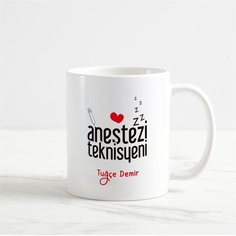 Anestezi Teknisyeni Kupa Bardak (1. Tasarım) - Görsel 1