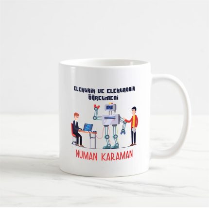Elektrik ve Elektronik Ögretmeni Kupa Bardak (1. Tasarım)