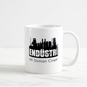 Endüstri Mühendisi İsme Özel Tasarım Kupa Bardak