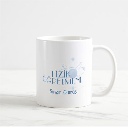 Fizik Öğretmeni Kupa Bardak (3. Tasarım)