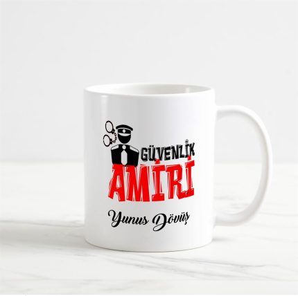 Güvenlik Amiri Kupa Bardak (1. Tasarım)
