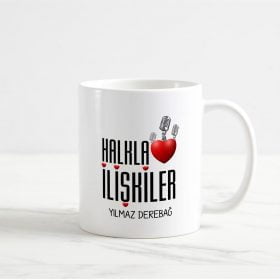 Halkla İlişkiler Uzmanına Özel İsimli Fotoğraflı Kupa Bardak