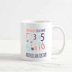 Matematik Öğretmeni Kupa Bardak (1. Tasarım)