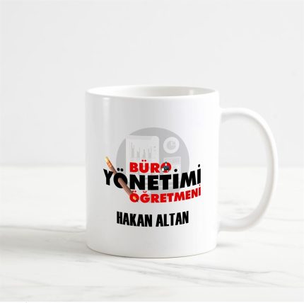 Büro Yönetimi Öğretmeni Kupa Bardak (1. Tasarım)