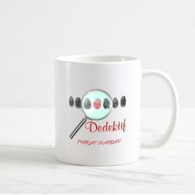 Dedektif Kupa Bardak (2. Tasarım) - Kişiye Özel İsimli