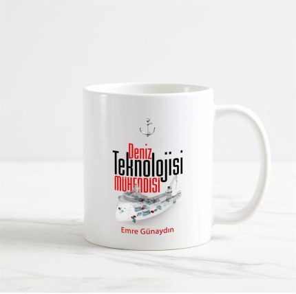 Deniz Teknolojisi Mühendisi Kupa Bardak (1. Tasarım)