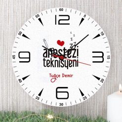 Anestezi Teknisyeni Duvar Saati (1. Tasarım)