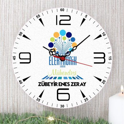 Elektrik ve Elektronik Mühendisi Duvar Saati (1. Tasarım)
