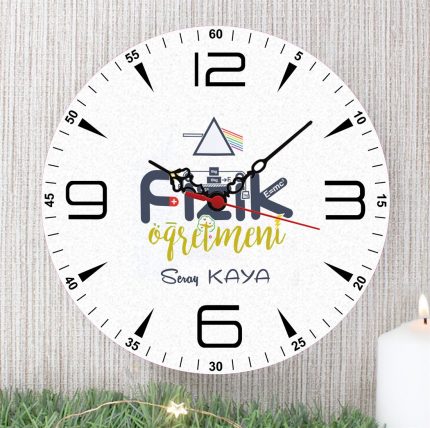 Fizik Öğretmeni Duvar Saati (4. Tasarım)