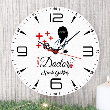 Doktorlara Özel Duvar Saati (4. Tasarım)