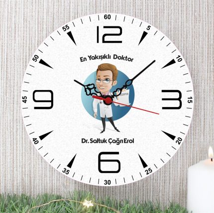 Doktorlara Özel Duvar Saati (5. Tasarım)