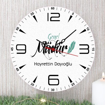 Genel Müdür Duvar Saati (2. Tasarım)