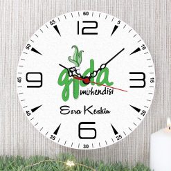 Gıda Mühendisi Duvar Saati (1. Tasarım)