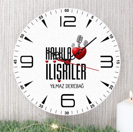 Halkla İlişkiler Duvar Saati (1. Tasarım)