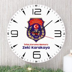 İnfaz Koruma Memuru Duvar Saati (1. Tasarım)