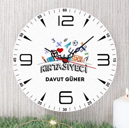 Kırtasiyeci Duvar Saati (1. Tasarım)