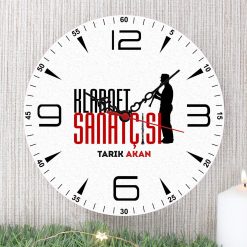 Klarnet Sanatçısı Duvar Saati (1. Tasarım)