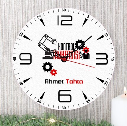 Kontrol Mühendisi Duvar Saati (1. Tasarım)