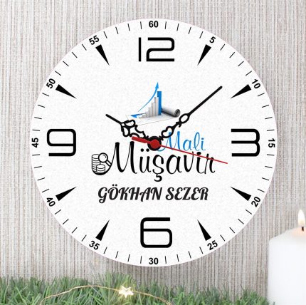 Mali Müşavir Duvar Saati (2. Tasarım)