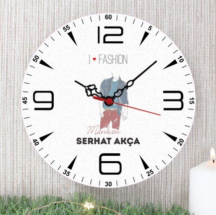 Manken Duvar Saati (1. Tasarım)
