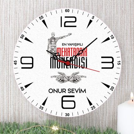 Mekatronik Mühendisi Duvar Saati (1. Tasarım)