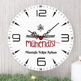 Metalurji Malzeme Mühendisi Duvar Saati (1. Tasarım)