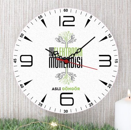 Mikroelektronik Mühendisi Duvar Saati (1. Tasarım)