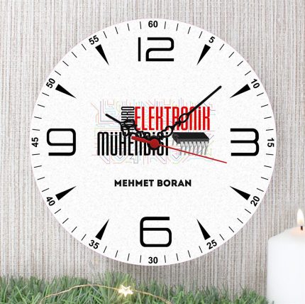 Mikroelektronik Mühendisi Duvar Saati (2. Tasarım)