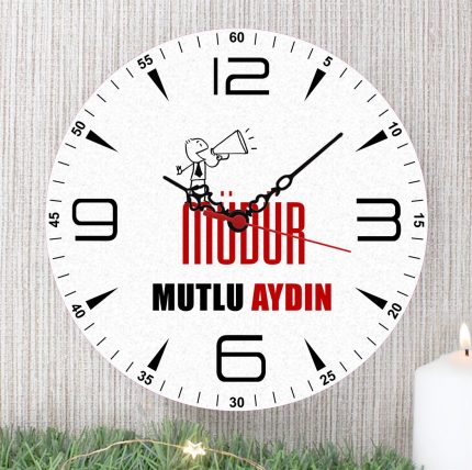 Müdür Duvar Saati (1. Tasarım)