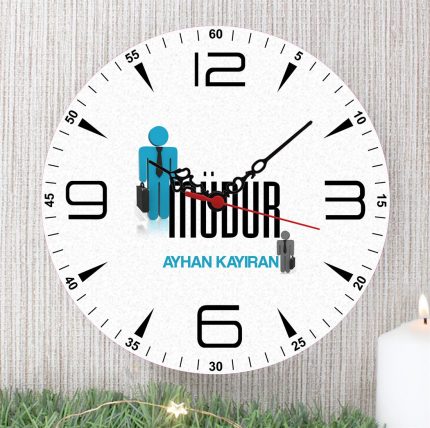 Müdür Duvar Saati (2. Tasarım)