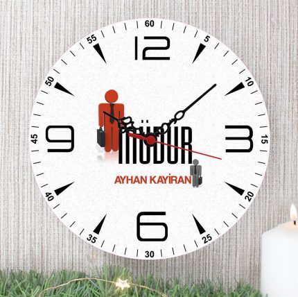 Müdür Duvar Saati (4. Tasarım)