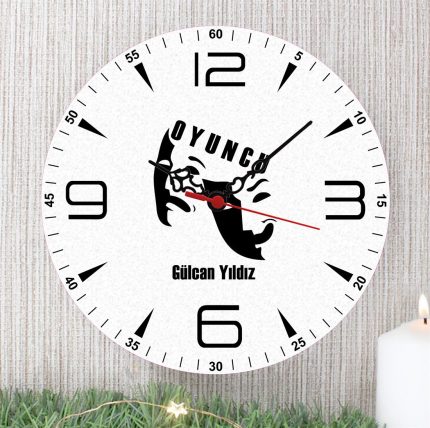 Oyuncu Duvar Saati (1. Tasarım)