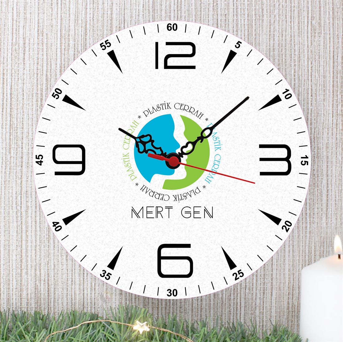 12.-Duvar-Saati Plastik Cerrah Duvar Saati (1. Tasarım)