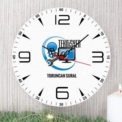 Teknisyen Duvar Saati (1. Tasarım)