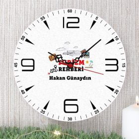 Turizm Rehberi Duvar Saati (1. Tasarım)