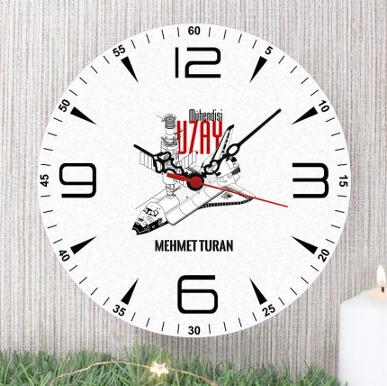 Uzay Mühendisi Duvar Saati (1. Tasarım)