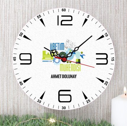 Üretim Mühendisi Duvar Saati (1. Tasarım)