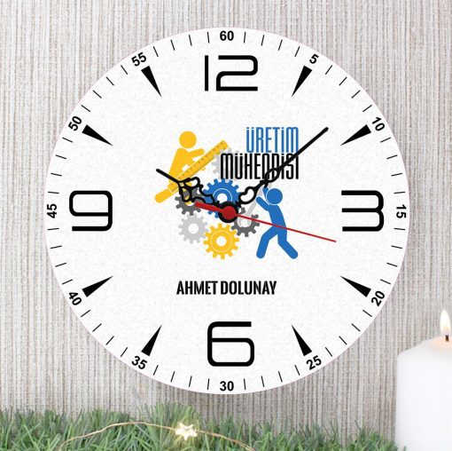 Üretim Mühendisi Duvar Saati (2. Tasarım)
