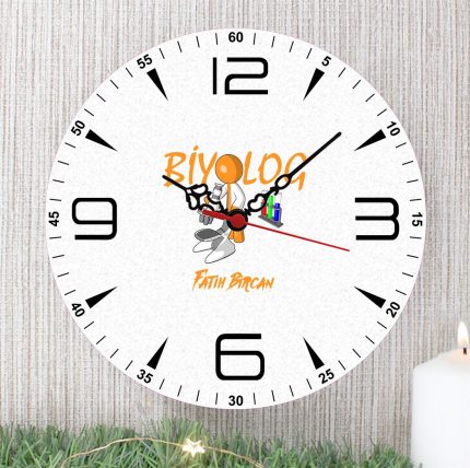 Biyolog Duvar Saati (1. Tasarım)