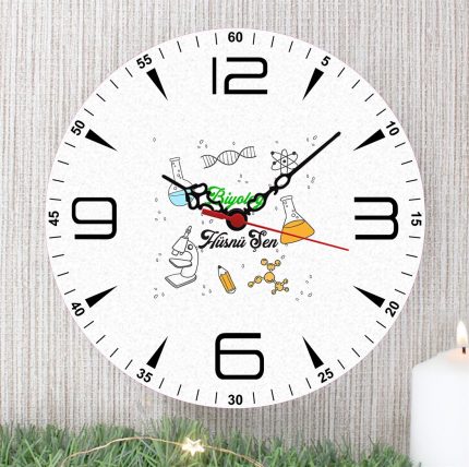 Biyolog Duvar Saati (2. Tasarım)