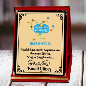Enformasyon Mühendisi Kişiye Özel Baskılı Plaket | Hediyelik Tasarım