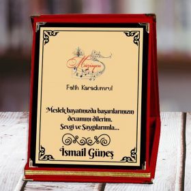 Kişiye Özel Müzisyen Baskılı Plaket | Anlamlı Hediye