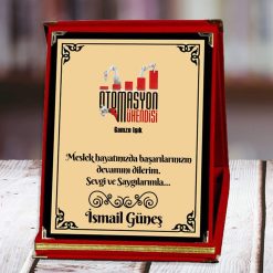 Otomasyon Mühendisi Baskılı Plaket (1. Tasarım) | Kişiye Özel