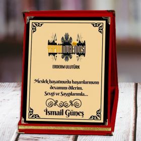 Yapı Mühendisi Kişiye Özel Baskılı Plaket | Anlamlı Hediye