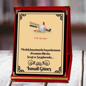 Bilirkişi Baskılı Plaket (2. Tasarım) | Kişiye Özel Hediye