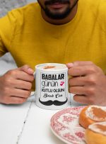 Babalar Gününe Özel Baskılı Kupa Bardaklar 6. Model