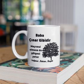 Babalar Gününe Özel Baskılı Kupa Bardaklar 13. Model - Kişiye Özel Baskılı