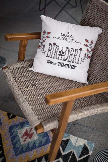 Yılın En İyi Biraderi Kişiye Özel Yastık