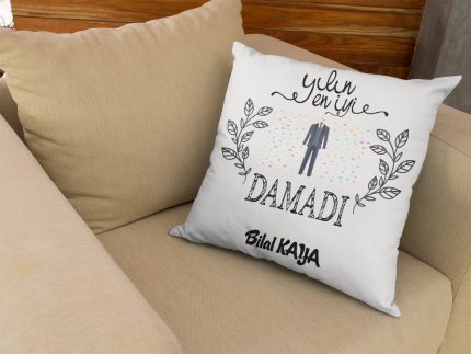 Yılın En İyi Damadı Kişiye Özel Yastık