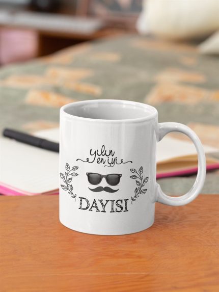 Yılın En İyi Dayısı Kupa Bardak - Kişiye Özel Baskılı